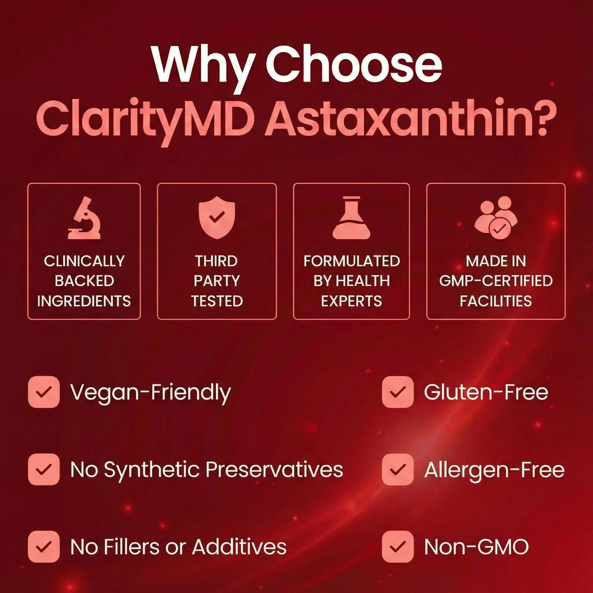 ClarityMD Astaxanthin Softgels - Powerful Support for Joints, Inflammation & Mobility Clarity MD