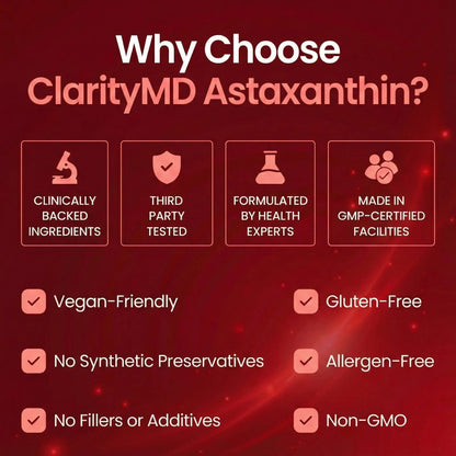 ClarityMD Astaxanthin Softgels - Powerful Support for Joints, Inflammation & Mobility Clarity MD