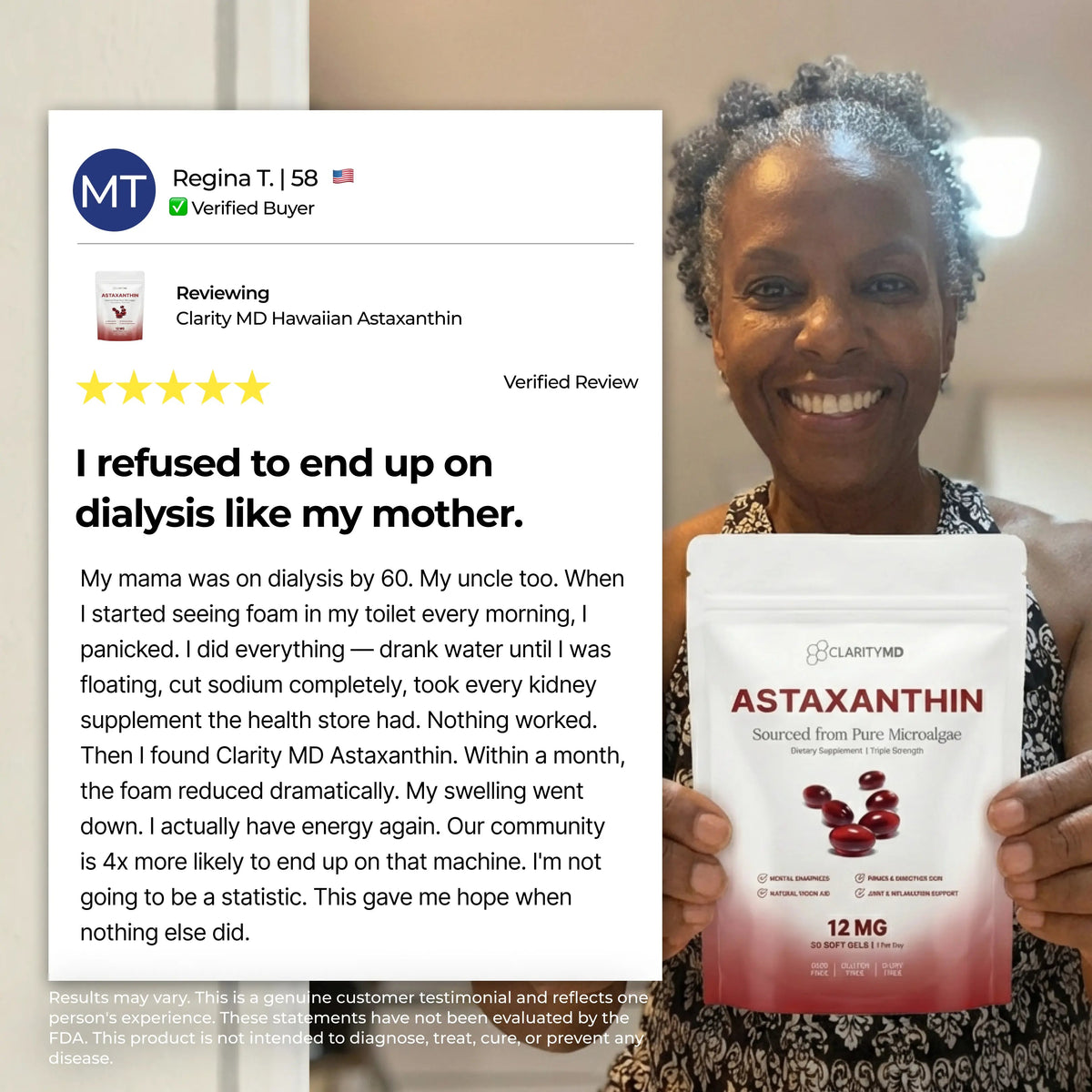 ClarityMD Astaxanthin – Naturally Fights Oxidative Stress To Restore Balance Inside and Out Buy 1 (Subscribe & Save) Clarity MD